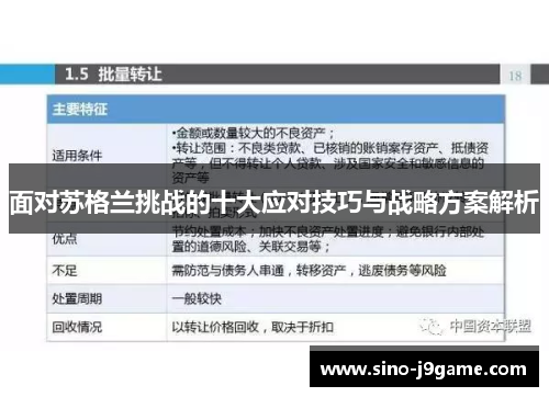 面对苏格兰挑战的十大应对技巧与战略方案解析 面对苏格兰挑战的十大应对技巧与战略方案解析